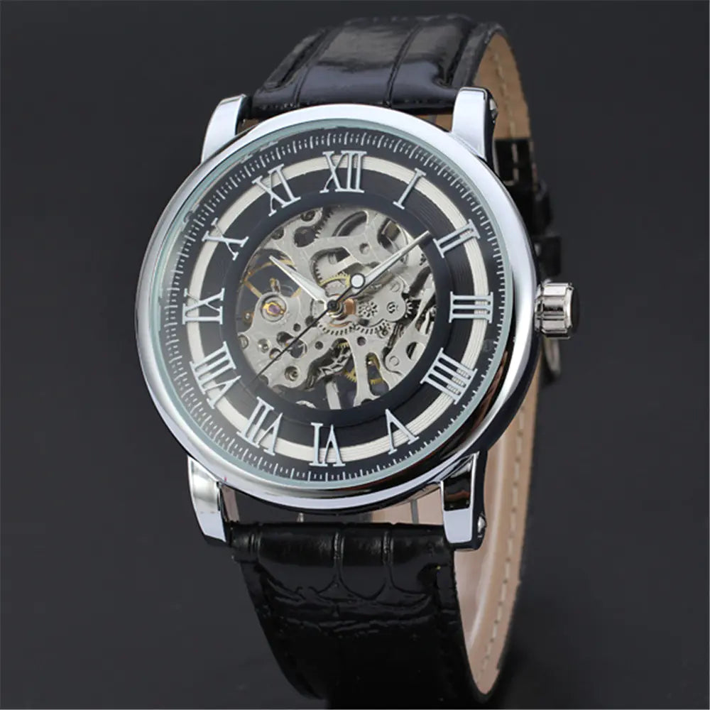 Unisex Hollow Automatic Mechanical Watch