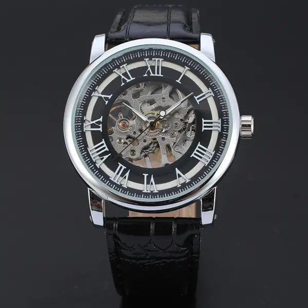 Unisex Hollow Automatic Mechanical Watch