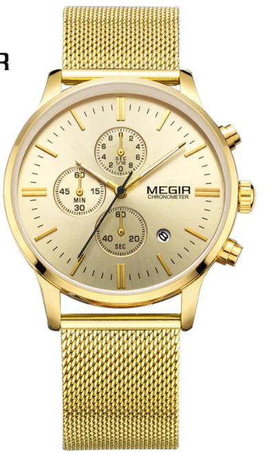 Multifunctional Quartz Watch for Men Business Use