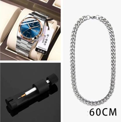 LumoSlim Men’s Luminous Quartz Watch