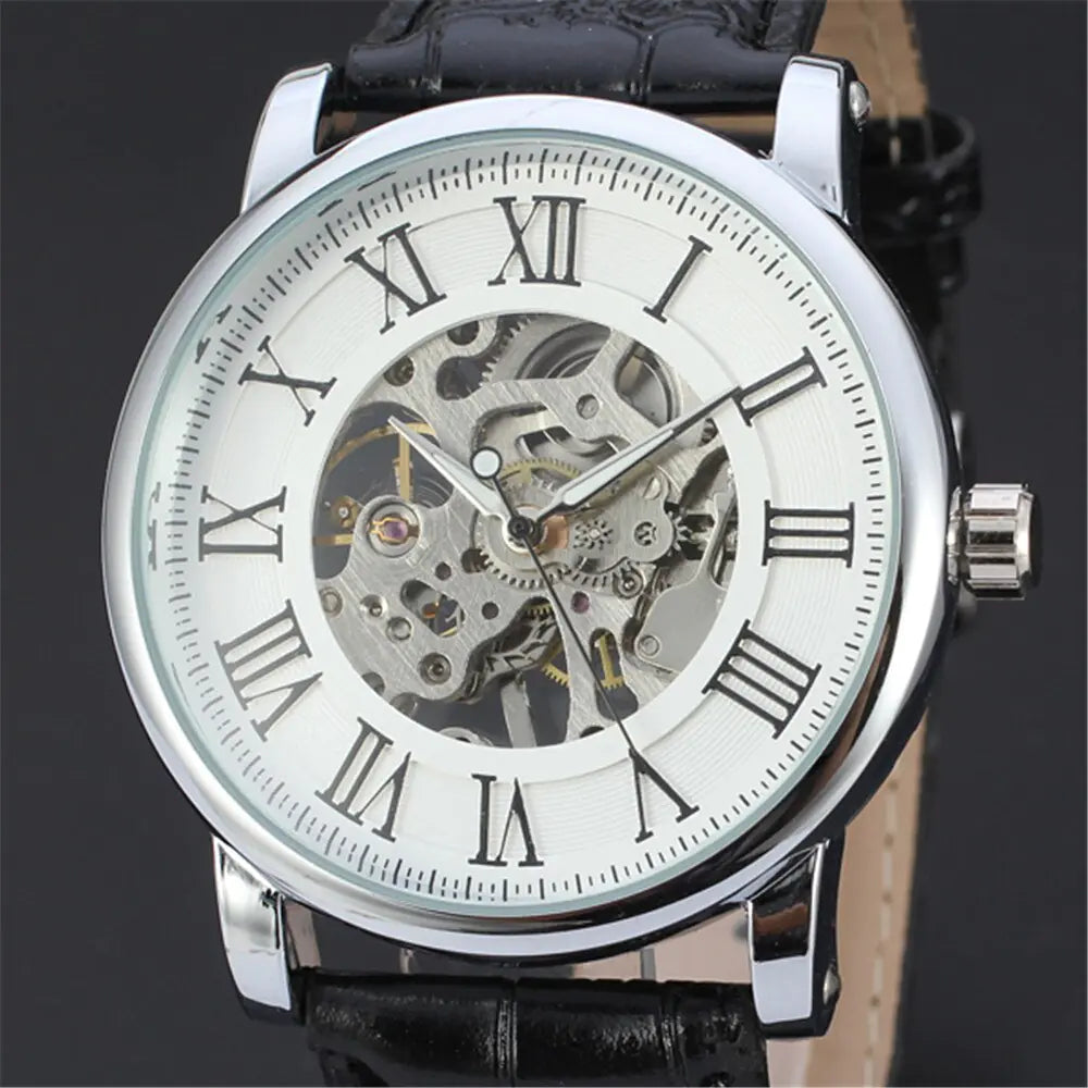 Unisex Hollow Automatic Mechanical Watch