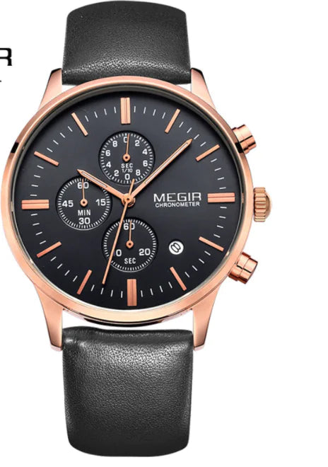 Multifunctional Quartz Watch for Men Business Use