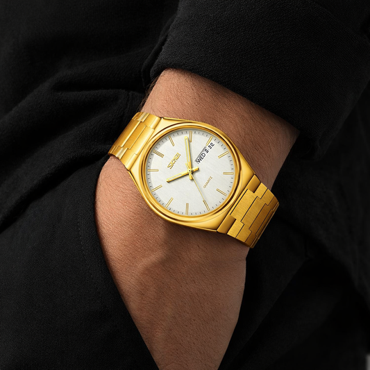 Luxurious gold watch