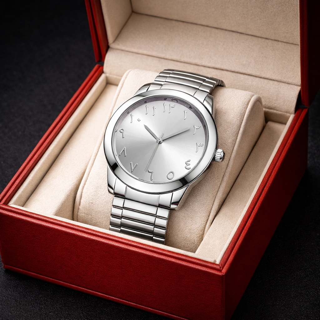 Arabic Sapphire Blue Dial Heritage