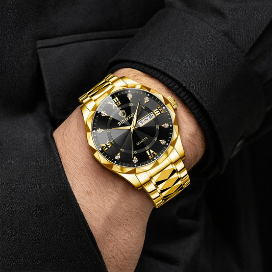 Dual Calendar Luxurius Dial Automatic Watch