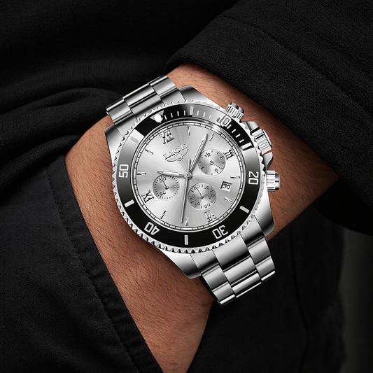 Explosive Multi-function Waterproof Quartz Luxurius Dial