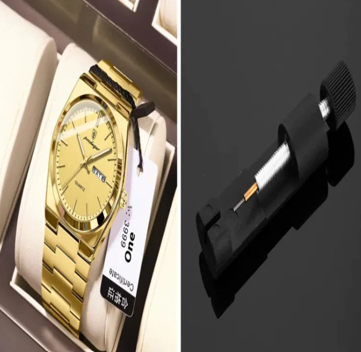 LumoSlim Men’s Luminous Quartz Watch