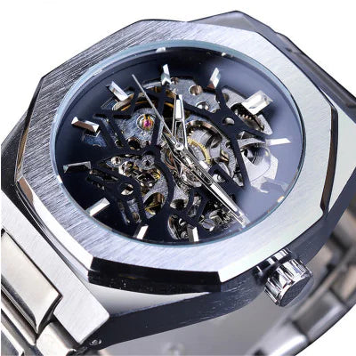 Automatic Skeleton Mechanical Watch for Men Fashion