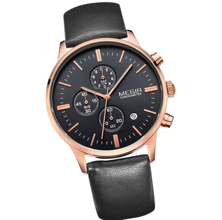 Multifunctional Quartz Watch for Men Business Use