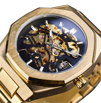 Automatic Skeleton Mechanical Watch for Men Fashion