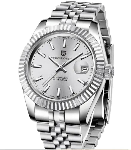 PAGANI DESIGN Stainless Steel Automatic Calendar Dial