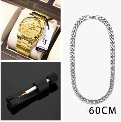 LumoSlim Men’s Luminous Quartz Watch