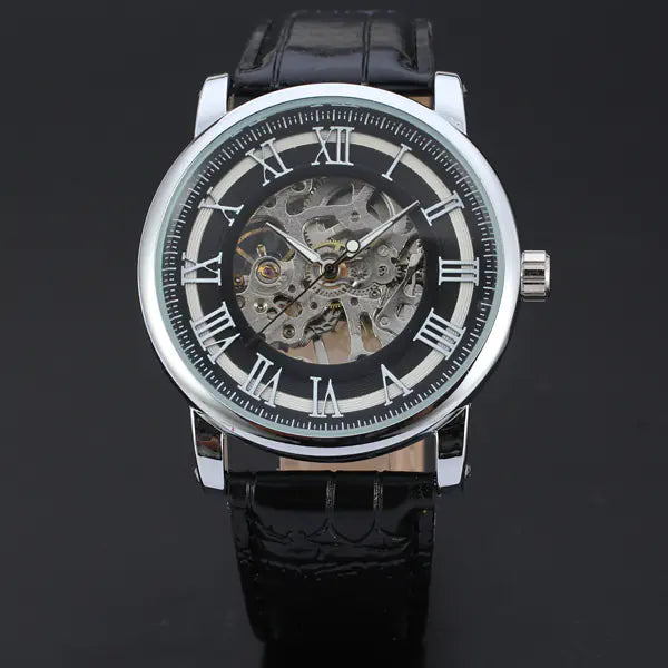 Unisex Hollow Automatic Mechanical Watch