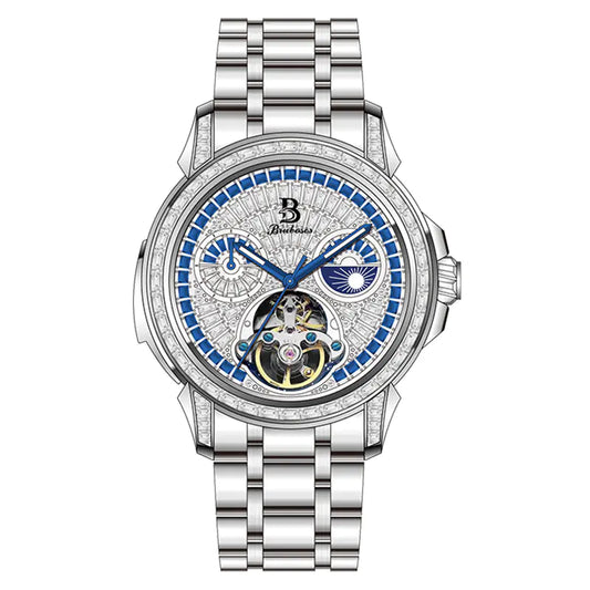 Babus Tourbillon Automatic Skeleton Watch for Men