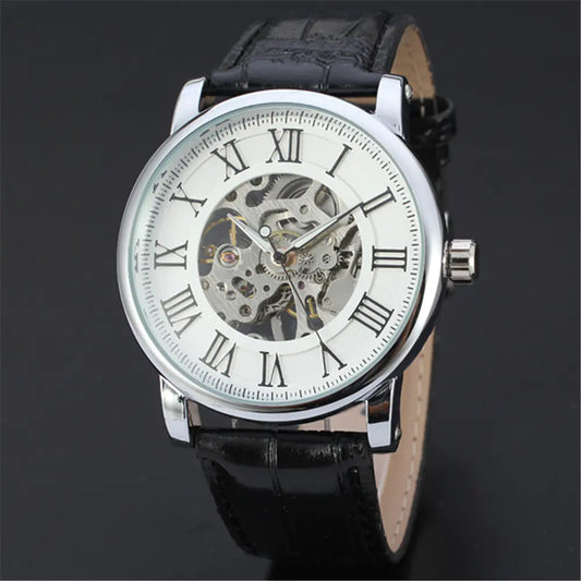 Unisex Hollow Automatic Mechanical Watch