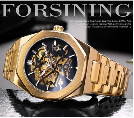 Automatic Skeleton Mechanical Watch for Men Fashion