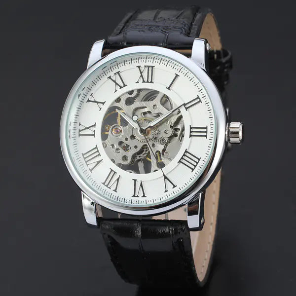 Unisex Hollow Automatic Mechanical Watch